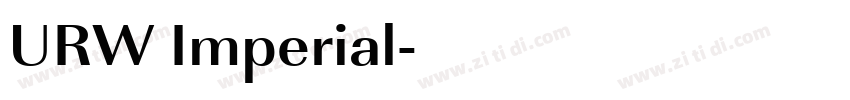 URW Imperial字体转换 URW Imperial字体转换